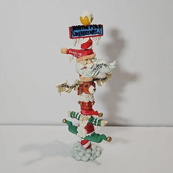 House of Lloyd Christmas Around the World VTG Twistable North Pole Directory - Picture 2 of 8